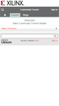 Mobile Screenshot of forums.xilinx.com